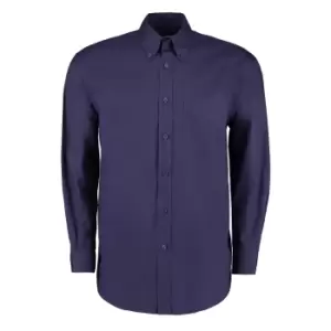 Image of Kustom Kit Mens Long Sleeve Corporate Oxford Shirt (14.5inch) (Midnight Navy)