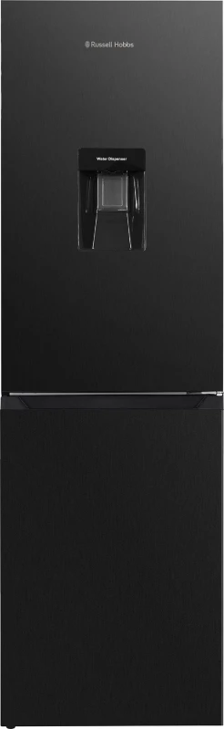 Image of Russell Hobbs RH181TNF552E2DIWD 181cm 50/50 Frost Free Fridge Freezer - Black Steel - E Rated