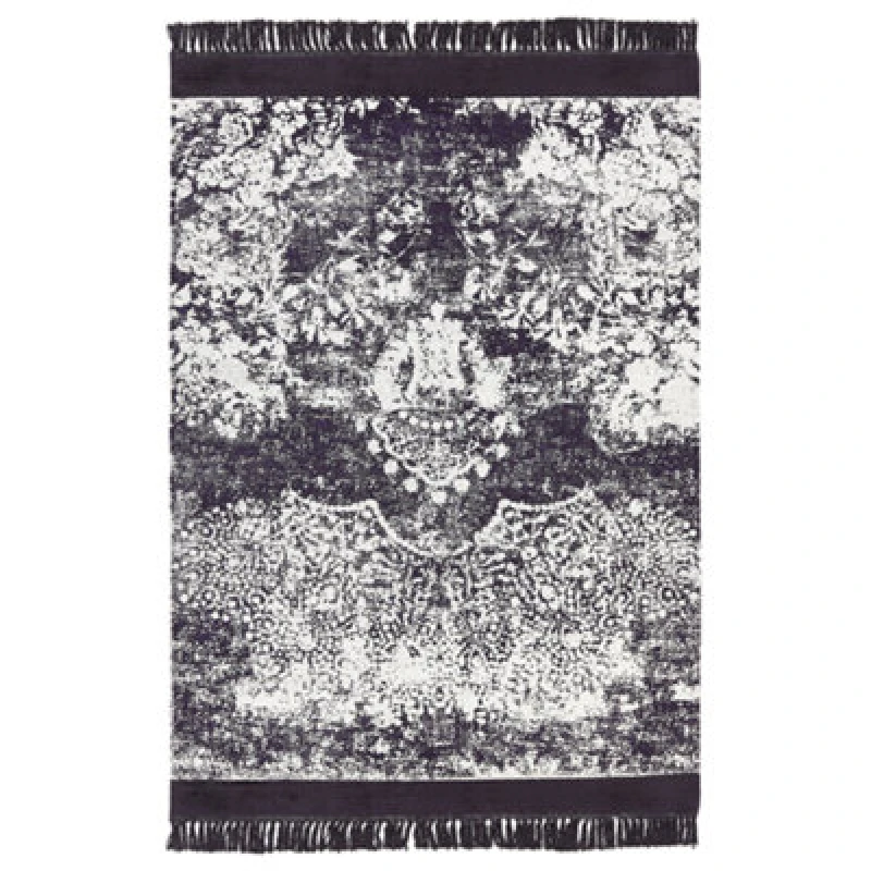 Image of Beliani Rug Akarsu Violet 160 X 230 Cm Viscose
