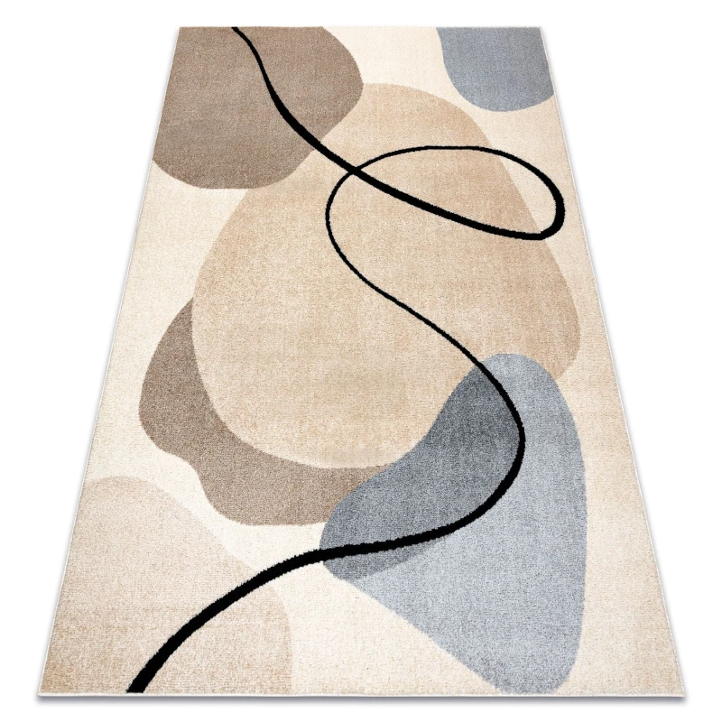 Image of RugsX Carpet Fusion 9213 Cream / Beige - Geometric, Modern, Abstract 120X170 Cm