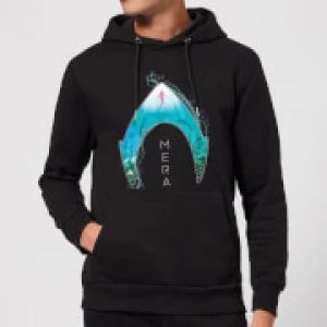 Image of Aquaman Mera Logo Hoodie - Black