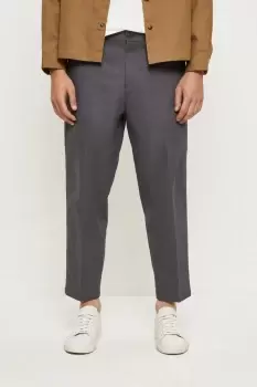 Image of Wide Tapered Stretch Chinos