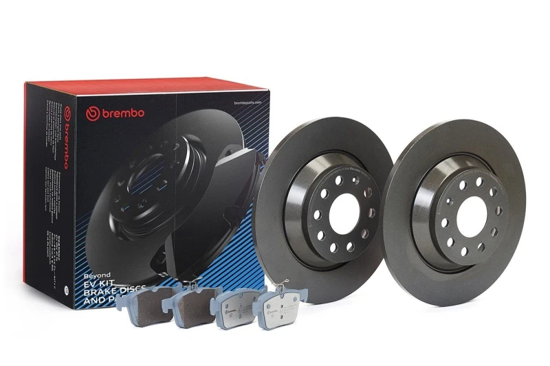 Image of BREMBO Brake discs and pads set BREMBO KT 08 056