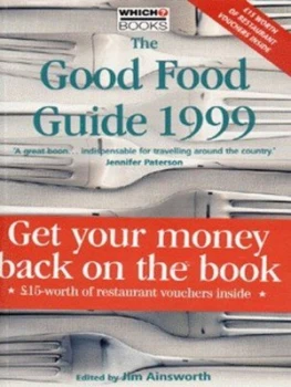 Image of The Good Food Guide 1999 by Jim Ainsworth and Consumers Association Book