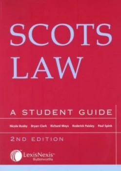 Image of Scots Law by Nicole Busby and Richard H Mays Paperback