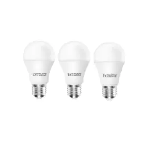 Image of 12W LED Globe Bulb E27 A60, Warm White 3000K