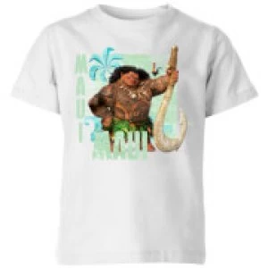 Image of Moana Maui Kids T-Shirt - White - 11-12 Years