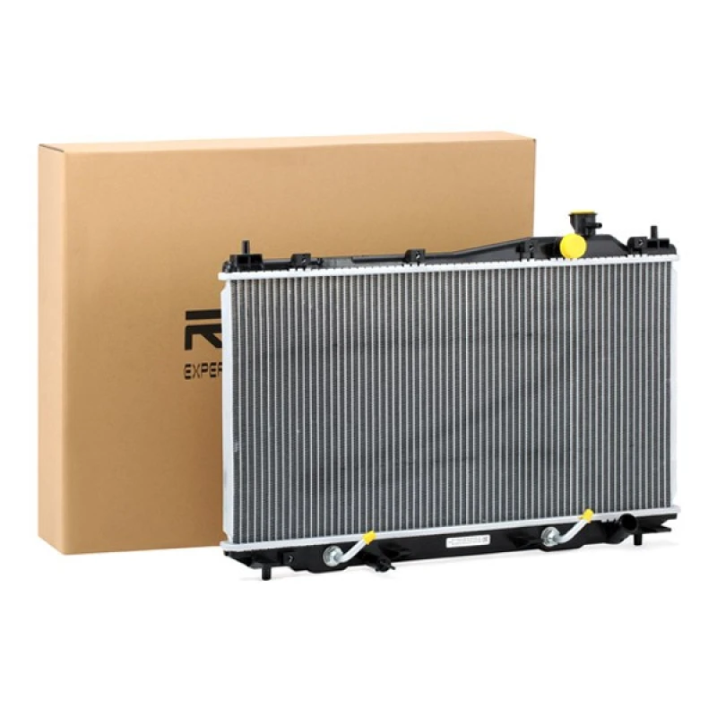 Image of RIDEX 470R0302 Engine radiator Fully Automatic, Plastic Aluminium, Plastic Radiator,engine cooling (470)