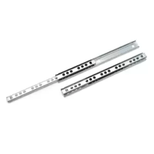 Image of GTV Ball Bearing Drawer Runners/Slides 17mm Partial Extension - Size 310mm, Pack