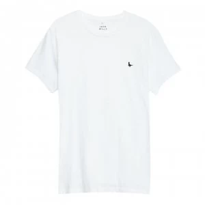 image of Jack Wills Landrier Stretch T-Shirt - White