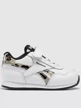 Image of Reebok Infant Girls Animal Royal Classic Jogger 3.0 1V - White, Size 4
