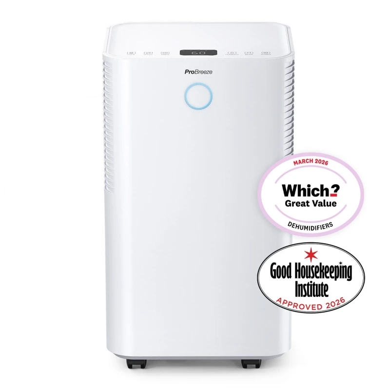Image of Pro Breeze OmniDry 12L Quiet Dehumidifier with Max Extraction White