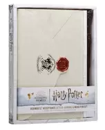 Image of harry potter hogwarts acceptance letter journal and wand pen set