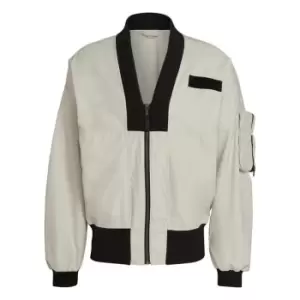 Image of adidas Parley Bomber Jacket Mens - Grey