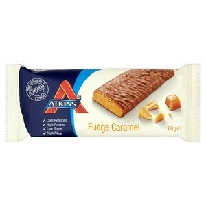 image of Atkins Fudge Caramel High Protein Bar 60g