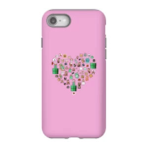 image of Pixel Sprites Heart Phone Case - iPhone 8 - Tough Case - Gloss