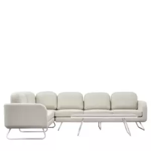 Image of Gallery Direct Flueri Corner Lounge Set Linen