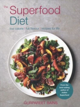Image of The Superfood Diet by Gurpareet Bains Paperback