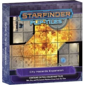 Image of Starfinder Flip-Tiles: City Hazards Expansion Board Game