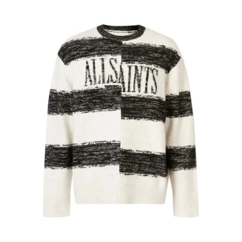 Image of AllSaints Lexi Saints Crew - Ecru/Black
