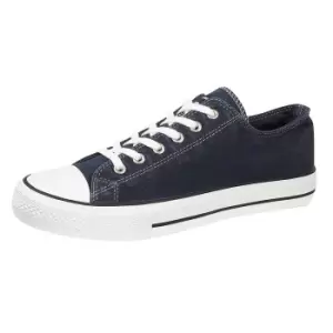 Image of Dek Mens Canvas Plimsolls (6 UK) (Navy)