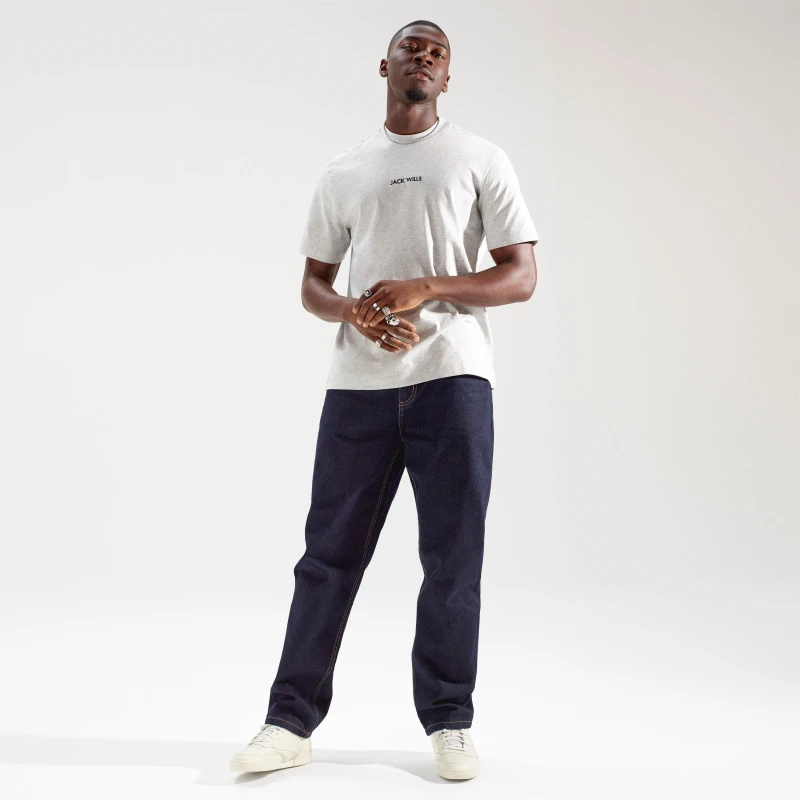 Image of Jack Wills Straight Jeans - Blue Blue 28 S