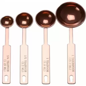 image of Alchemist Rose Gold Measuring Spoons - Premier Housewares