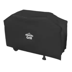 image of Dellonda Black PVC Cover for BBQs, Water-Resistant 1370 x 920mm