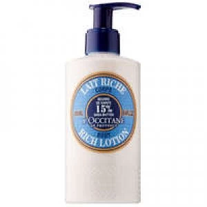 Image of L'Occitane Shea Butter Ultra Rich Body Lotion 250ml