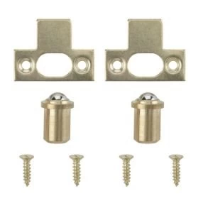 BQ Brass effect Ball catch Pack of 2