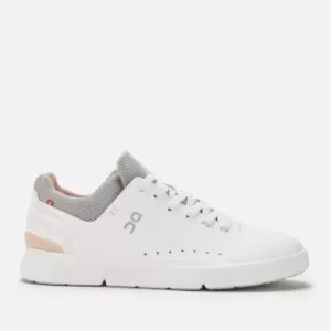 image of ON Womens The Roger Advantage Court Trainers - White/Rose - UK 5