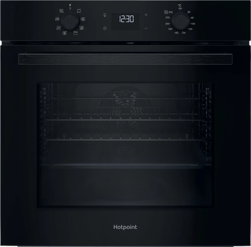 Image of Hotpoint Class 2 HO 455H B UK Built In Electric Single Oven - Black - A Rated