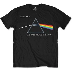 Image of Pink Floyd - Dark Side of the Moon Courier Kids 1 - 2 Years T-Shirt - Black