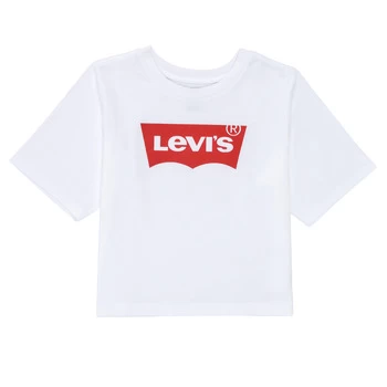 Levis LIGHT Bright HIGH RISE TOP Girls Childrens T shirt in White - Sizes 14 years,16 years