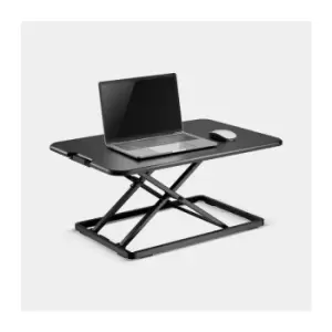 Image of Standing Desk Riser, Height Adjustable Standing Desk Converter Spring Assisted with 67x47cm Platform, Ergonomic Sit to Stand Workstation for PC