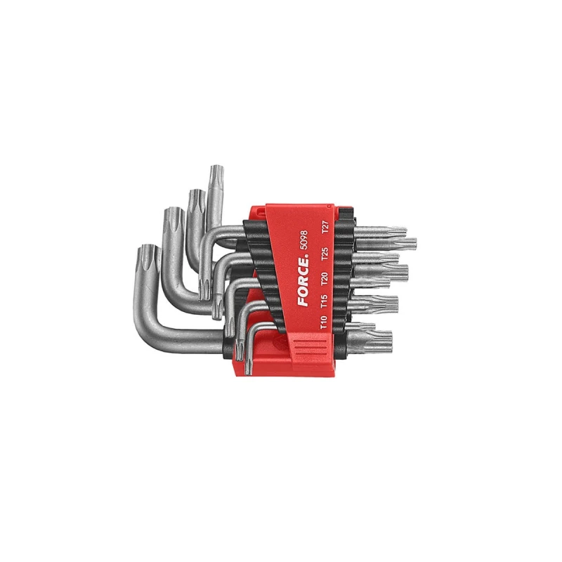 Image of FORCE 50913 Angled Screwdriver Set Number of tools: 9, Spanner Size: TS50 Angled Screwdriver Set (6627)