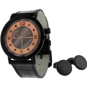 Image of Mens Tateossian Cufflink Gift Set Watch SM0193