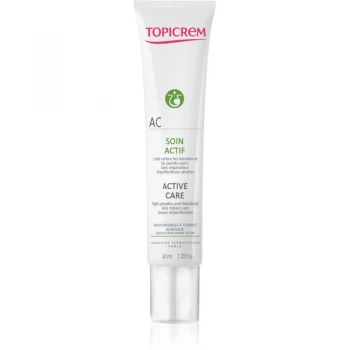 image of Topicrem AC Active Care Active Treatment For Sensitive Acne - Prone Skin 40ml