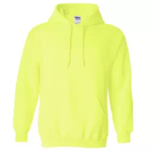 Image of Gildan Heavy Blend Adult Unisex Hooded Sweatshirt / Hoodie (XL) (Safety Green)