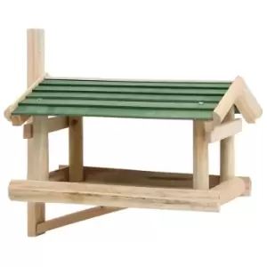 Image of VidaXL Bird Feeder Solid Wood 35x29.5x21 cm