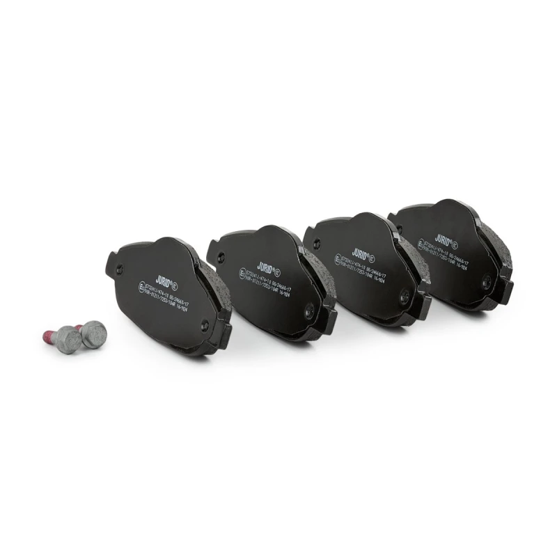 Image of JURID 573241J Brake pad set not prepared for wear warning indicator, with accessories Brake Pad Set,disc brake (402)