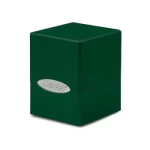 image of Ultra Pro Satin Cube Deck Box Hi-Gloss (Emerald Green)