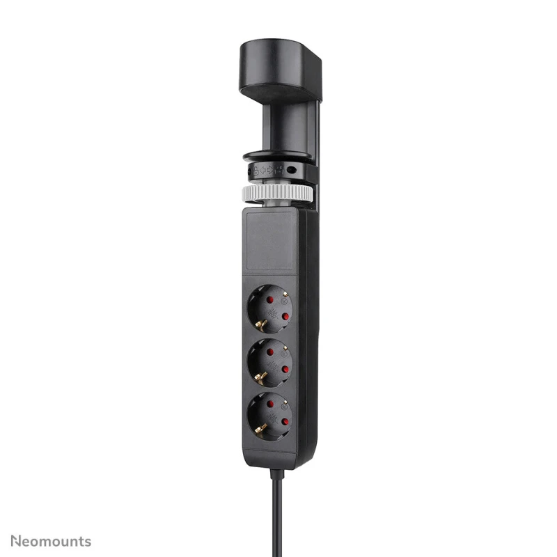 Image of Neomounts Neomounts DS22-840BL6 Worktop socket Black PG connector DS22-840BL6