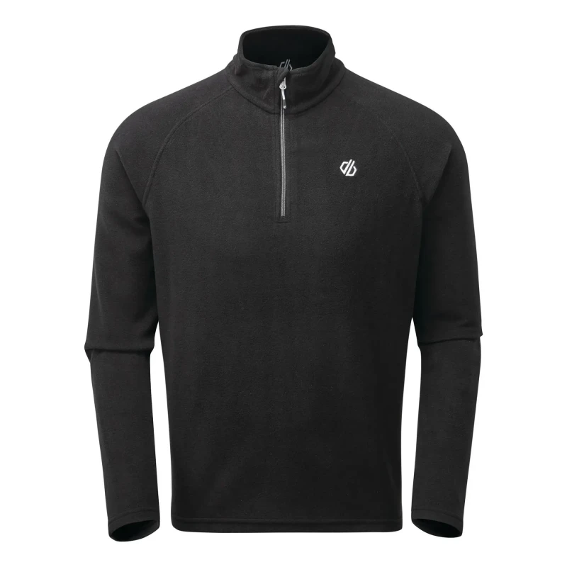 Image of Dare 2b Dare 2b Men 'Freethink II' Half-Zip Insulating Brushed Fleece in Jet Black Size: X-Large Jet Black XL Male 5057538050514