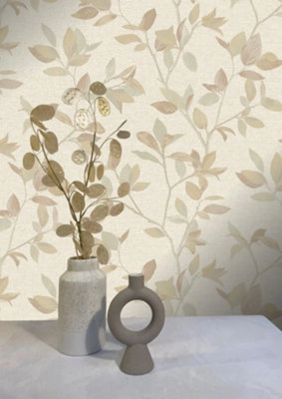 Image of Rasch Silver Birch Luxury Textured Wallcovering - Rust