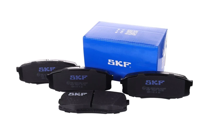 Image of SKF VKBP 90627 Brake pad set not prepared for wear warning indicator Brake Pad Set,disc brake (402)