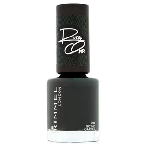 image of Rimmel 60 Secs Rita SOB Nail Polish 904 Black Green