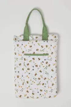 Image of Kneeling Pad for Garden with Floral Bee Design