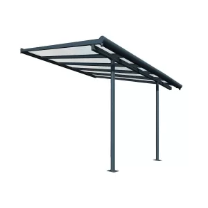 Image of Palram Palram Sierra Patio Cover 3X6.10 Grey Clear