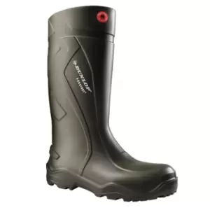 Image of Dunlop Adults Unisex Purofort Plus Wellies (10.5 UK) (Green)